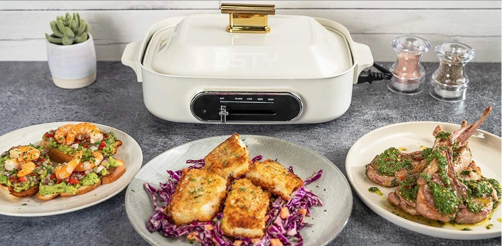 multi cooker making many different types of dishes